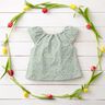 Muslin/Dubbel-krinkelväv romantiska blommor – ljus mint,  thumbnail number 6