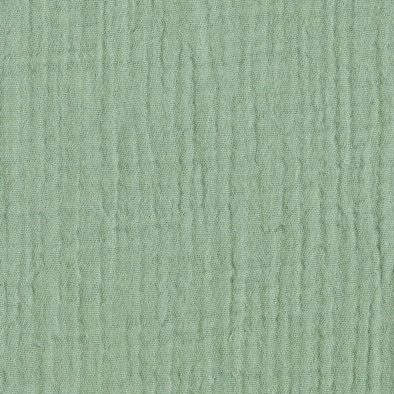GOTS Bomullsmuslin i tre lager – vass,  image number 1