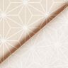 Bomullstyg Kretong Japanska stjärnor Asanoha – sand,  thumbnail number 5