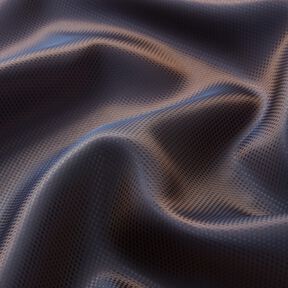 Fodertyg Jacquard små lådor iriserande – brun/blå, 