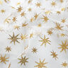 tyll glitterstjärnor – vit/guld,  thumbnail number 2