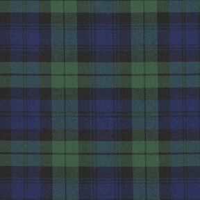 Skotskrutig stretch – navy/grön, 