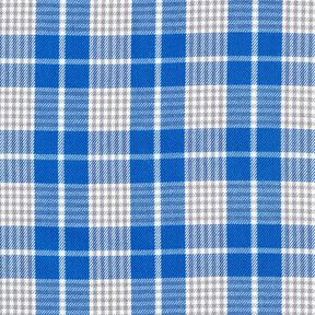 Viskosblandning glencheck &ndash; bl&aring;, 