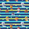 Bomullsjersey Licenstyg Paw Patrol Randigt | Viacom – marinblått,  thumbnail number 1