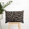 Stoppningstyg Jacquard zebra – khaki/svart,  thumbnail number 9