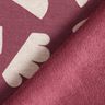 Alpfleece abstrakta former  – druva/natur,  thumbnail number 4
