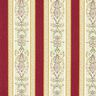 Möbeltyg Jacquard Biedermeier Ränder – kräm/rött,  thumbnail number 1