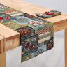Dekorationstyg Gobeläng jeans-patchwork – ljusbeige/jeansblå,  thumbnail number 7
