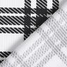 Stickad jacquard rutigt struktur – svart/vit,  thumbnail number 4