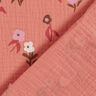 Muslin/Dubbel-krinkelväv Små blommor – koppar,  thumbnail number 4