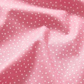 Bomullstyg Kretong Fina prickar – rosa, 