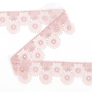 Knypplad spets (30 mm) 7 – gammalt rosa, 