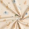 Bomullsjersey Glada djungeldjur – cashew,  thumbnail number 3