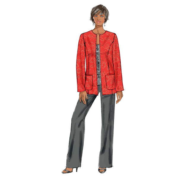 Jacka|Klänning|Kjol|Byxor, Butterick 5719|44 - 50, image number 7