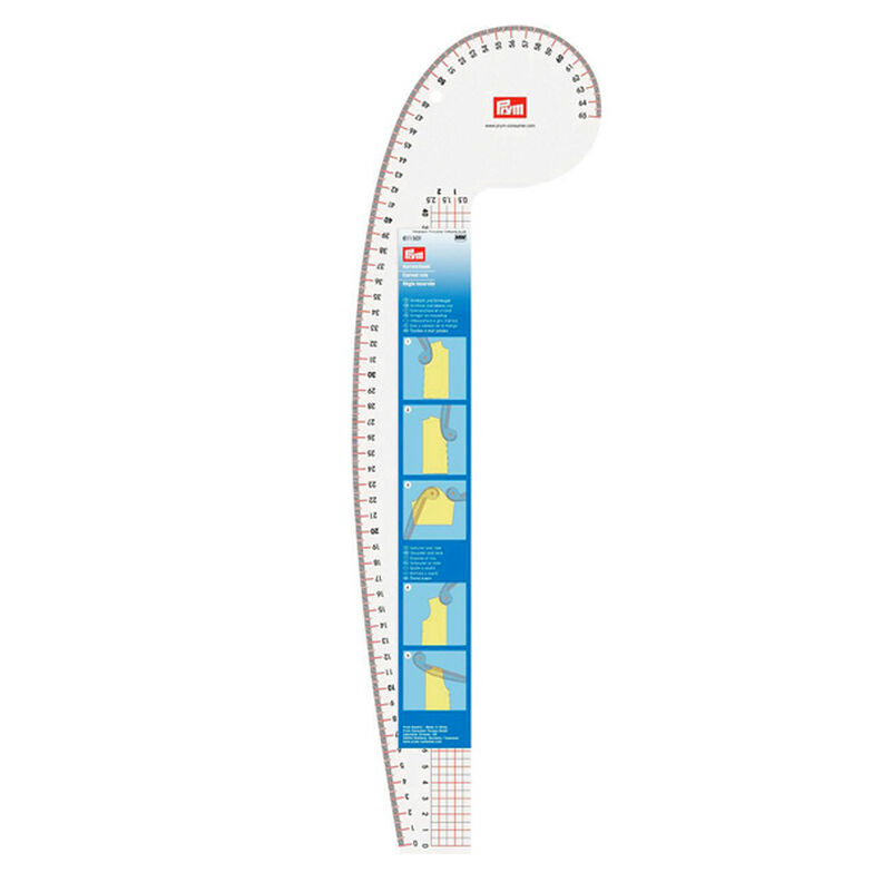 Kurvlinjal 40 x 65 cm – transparent | Prym,  image number 3