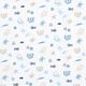 Tygpaket Poplin baby – blå,  thumbnail number 7