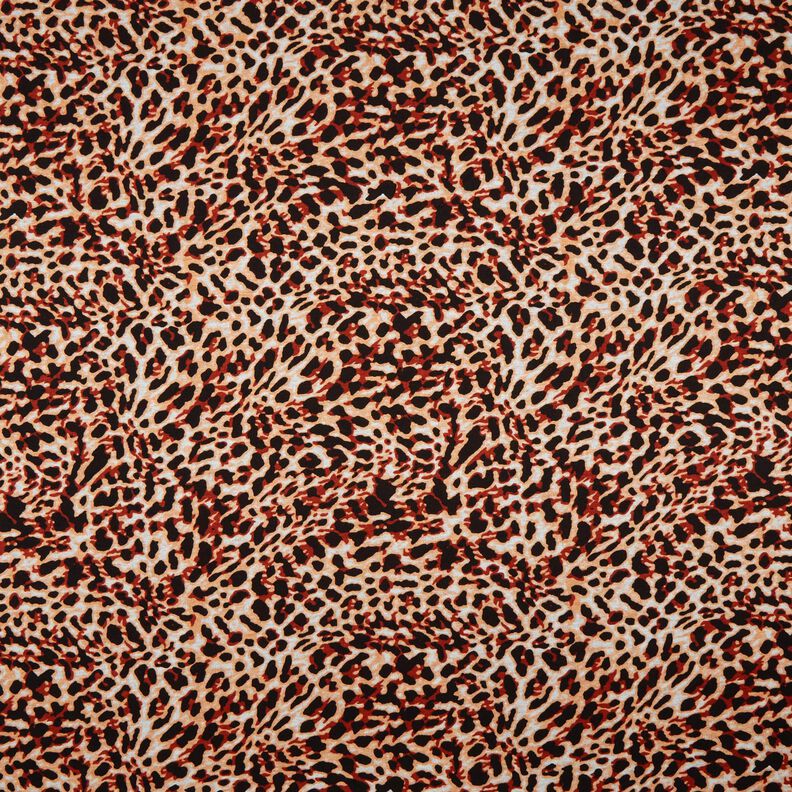 Viskosjersey Litet leopardmönster – terracotta/apricot,  image number 1
