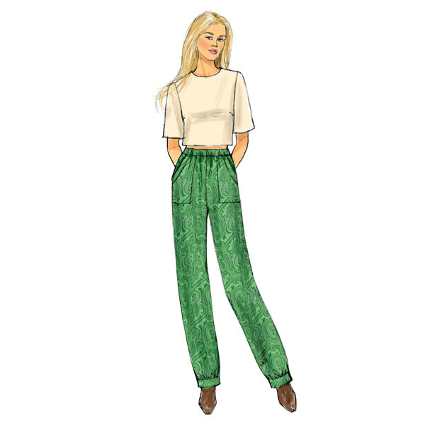 Byxor, Butterick 6137|32 - 40, image number 7