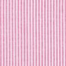 Bomull-linne-mix Vertikala ränder – pink/vit,  thumbnail number 1