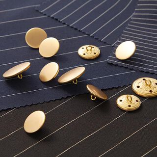 Kostym Knapp Set [ 11-delar ] – guld metallisk, 