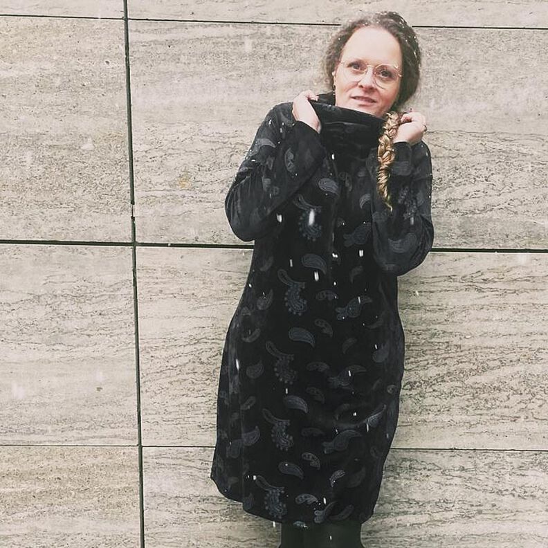 FRAU POLLY - bekväm sweatklänning med polokrage, Studio Schnittreif | XS - XXL,  image number 8