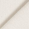 Dekorationstyg Jacquard diskret chevron – mörkbeige,  thumbnail number 3