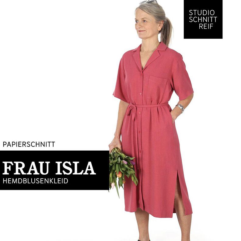 FRAU ISLA Skjortklänning med lapelkrage | Studio Schnittreif | XS-XXL,  image number 1