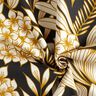 Bomullssatin tropiska blommor – svart,  thumbnail number 3