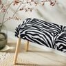 Stoppningstyg Jacquard zebra – vit/svart,  thumbnail number 8