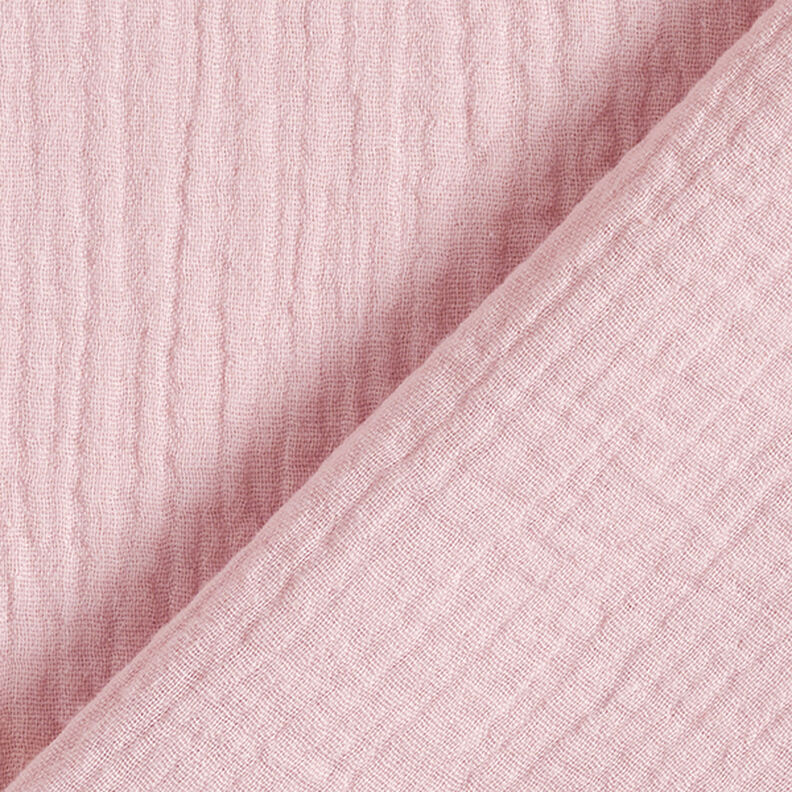 Muslin/Dubbel-krinkelväv – gammalt rosa,  image number 4