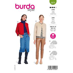 Jacka | Burda 5870 | 34-44, 