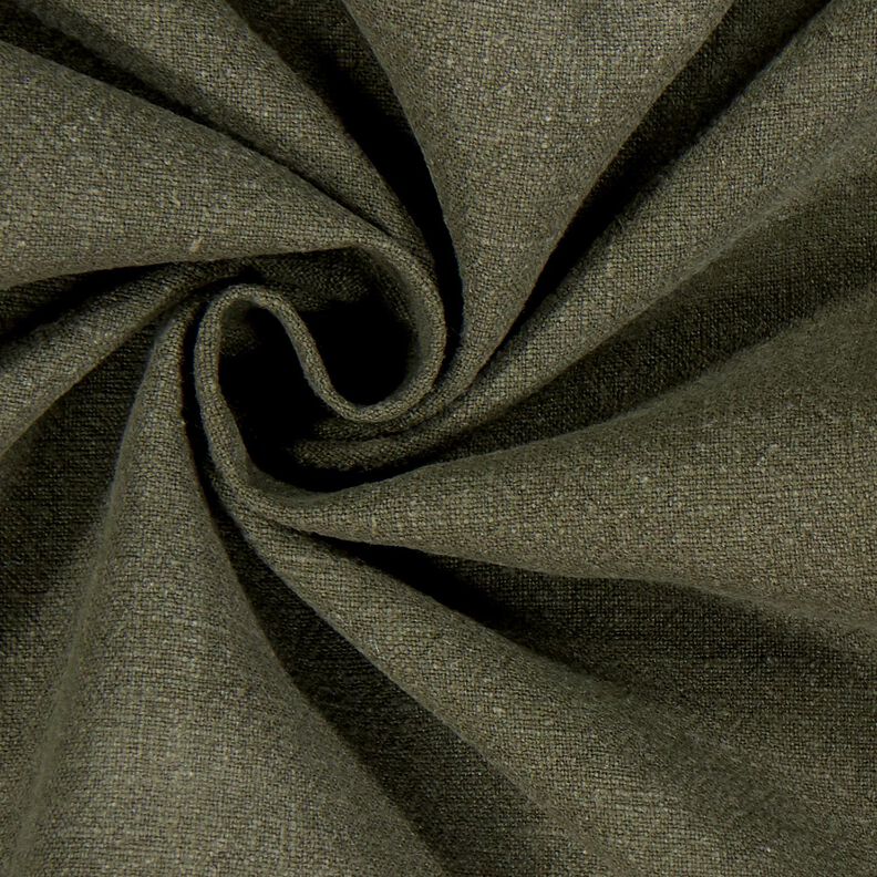Linnetyg ramie mix stonewashed, kraftig kvalitet – mörk furu,  image number 2