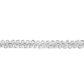 Posamentbård Lurex [10 mm] - silver, 