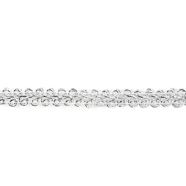 Posamentbård Lurex [10 mm] - silver,  image number 1