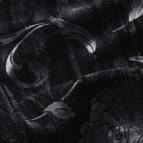 krossad sammet krysantemum – svart, 