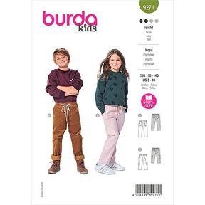 Mjukisbyxa, Burda 9271 | 110-140, 