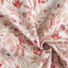 Muslin/Dubbel-krinkelväv Folkloristiska blommor – natur/röd,  thumbnail number 3