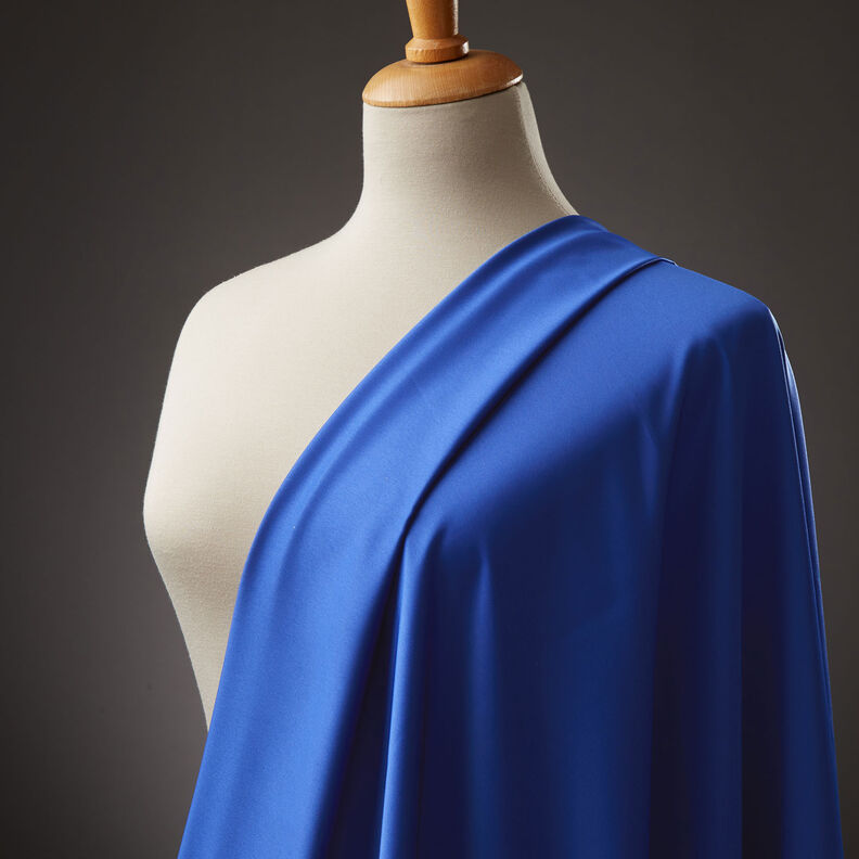 Mikrofiber Satin – kungsblått,  image number 8