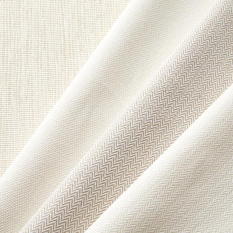 Dekorationstyg Jacquard diskret chevron – mörkbeige,  image number 4