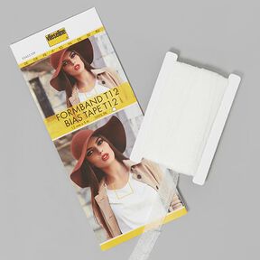 Formband T12 [12 mm x 5 m] | Vlieseline – vit, 
