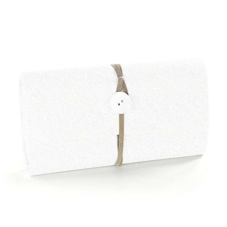 Filt 90 cm / 3 mm tjockt – vit, image number 4