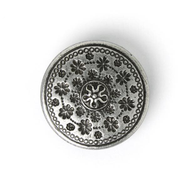 Metallknapp Fleur Rustikal 1,  image number 1