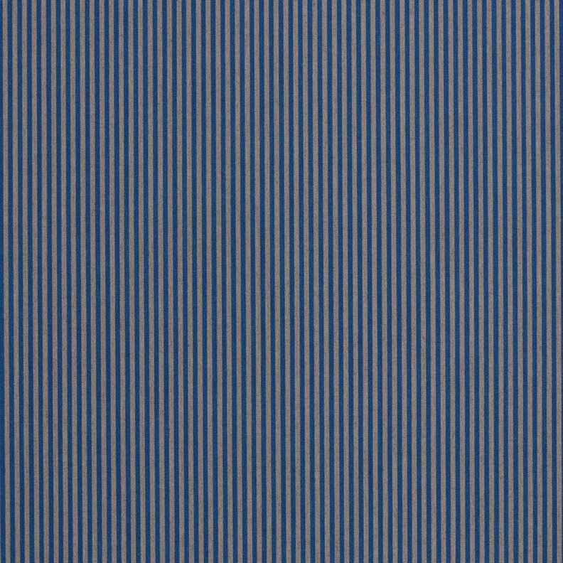 Skjorttyg med vertikala ränder – blå/grått,  image number 1