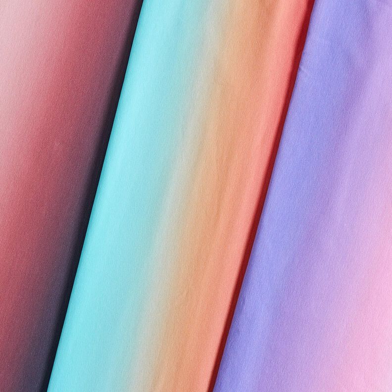 Bomullsjersey Ombre | Glitzerpüppi – nattblå/ljus bärfärg,  image number 6