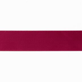 Satinband [25 mm] – bordeauxrött, 