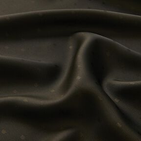 Fodertyg Jacquard fyrkanter – svartbrunt, 