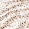 Bomullsjersey rosa blommor – elfenbensvit,  thumbnail number 2