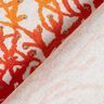 Dekorationstyg Halvpanama Fin korall – terracotta/natur,  thumbnail number 4