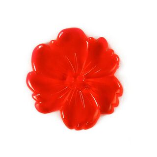 Plastknapp, Neon Flower 4, 