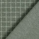 Stickad jacquard uppruggad rutnät – grått,  thumbnail number 5